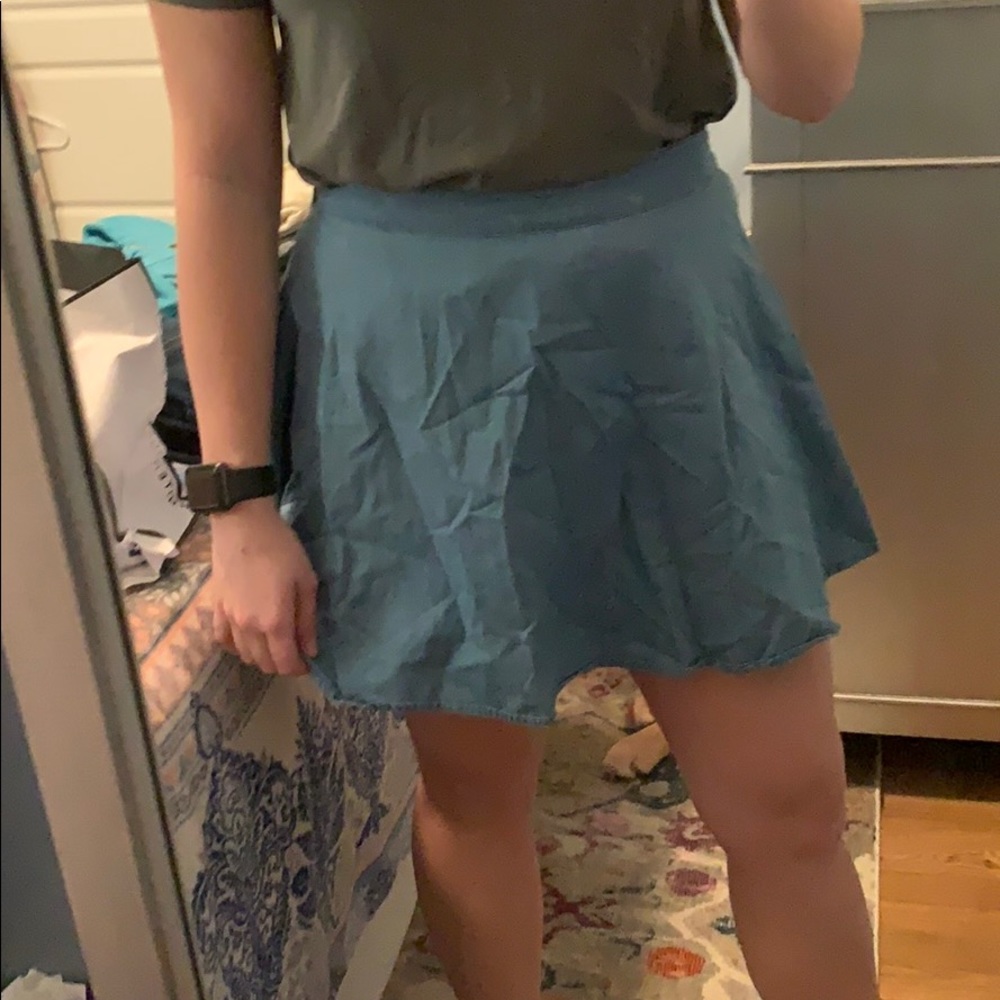 Blue skirt